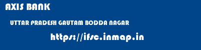 AXIS BANK  UTTAR PRADESH GAUTAM BODDA NAGAR    ifsc code